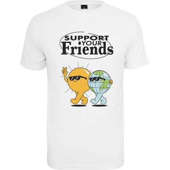 Mister Tee Мъжка тениска в бял цвят Mister Tee Support your Friends TeeUB-MT2051-00220 - Бял, размер S