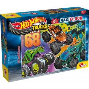 Lisciani Детски пъзел за под Lisciani от 60 XXL части - Hot Wheels (LI116935) - ozone
