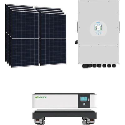 Risen Energy solárna zostava Deye 3F 10 kW + 10 kWh batéria + 10,66 kW