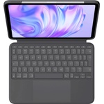 Logitech Combo Touch за iPad Pro 11" M4, сив (US) калъф с клавиатура (920-012831) (920-012831)