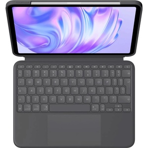 Logitech Combo Touch за iPad Pro 11" M4, сив (US) калъф с клавиатура (920-012831) (920-012831)