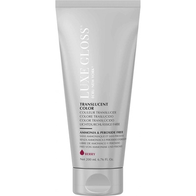 Ecru New York Luxe Gloss transluscentní barva na vlasy Berry 200 ml