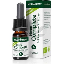 CBD olej 5% complete 500 mg 10 ml CO2 extrakce MEDIHEMP