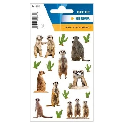 HERMA Херма: Декоративна стикер с модел на сурикати (15785)