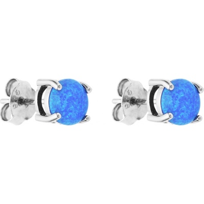 Jan Kos jewellery stříbrné náušnice opál MHT-2023/SL00