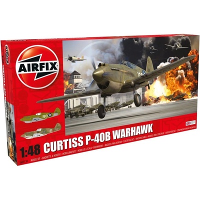 AIRFIX Classic Kit letadlo A05130 CURTISS P40B WARHAWK 30-A05130 1:48