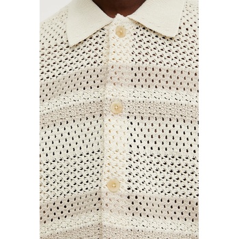 Les Deux Риза Les Deux мъжка в бежово със стандартна кройка с класическа яка LDM310156 (LDM310156)