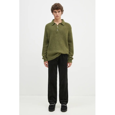 Norse Projects Вълнен пуловер Norse Projects Rasmus Relaxed Brushed Polo (N45.0614.8098)
