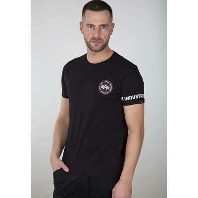Alpha Industries tričko RBF Back Stripe T černé
