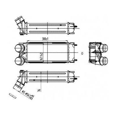 Chladič turba HART 612 521 (612521)