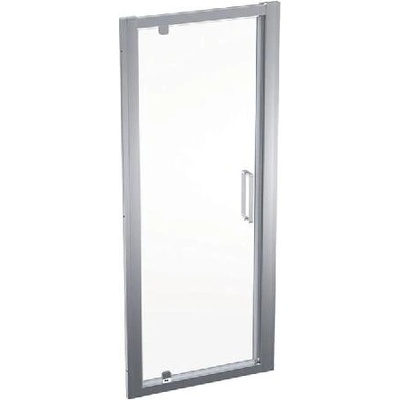 Geberit GEO - Sprchové dvere 80x190 cm, strieborná/číre sklo 560.115.00.2