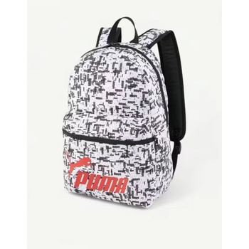 PUMA Phase All Over Printed Backpack White/Black