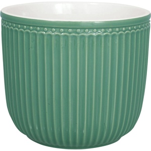 GreenGate Зелена керамична саксия Alice, ø 14 cm - Green Gate (STWFPOAMALI4204)