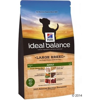 Hill's Ideal Balance Adult Large Breed - Chicken & Rice 2x12 kg