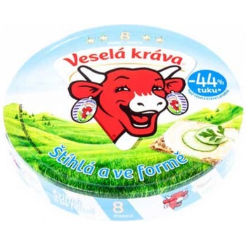 Veselá Kráva Štíhlá tavený sýr 8 x 15g 120 g