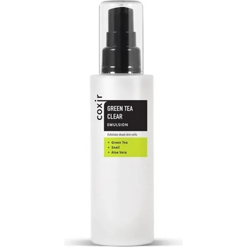 coxir Green Tea Clear Emulsion, емулсия за лице със зелен чай (8809080826119)