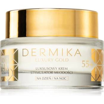 Image 1 of DERMIKA Luxury Gold подмладяващ крем 55+ 50ml