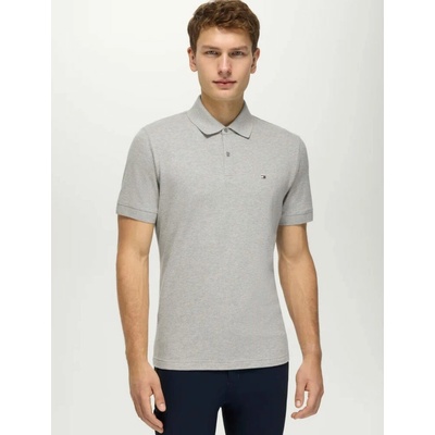 Tommy Hilfiger Tričko Equestrian Polo pánské Limited Edition grey melange – Hledejceny.cz