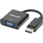 Manhattan Кабелен преходник „Манхатън - кабел-преходник от DisplayPort към VGA, 15 см, активен 151962 (151962)