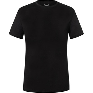 super. natural Мъжки долна фланелка с къс ръкав super. natural Sierra 140 Tee T-shirt - Jet Black - размер 3XL (014-2124-0416)