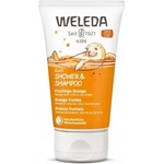 Weleda Душ гел и шампоан с портокал Weleda, 150 ml - baby