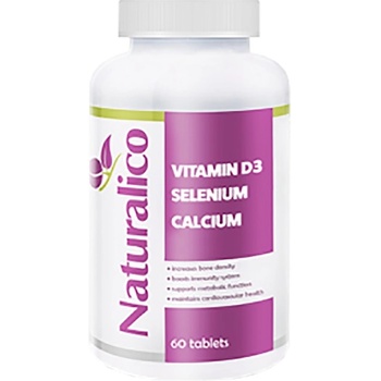 Image 1 of Naturalico Vitamin D3 with Selenium and Calcium [60 Таблетки]