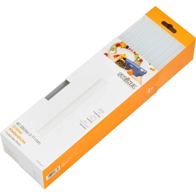 Steinel 006822 lepiace tyčinky 11 mm 250 mm priehľadná 1000 g 40 ks