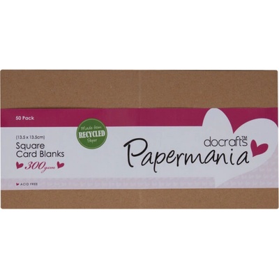 Docrafts Papermania Klasická obálka 14x14 cm Barevnost: hnědá
