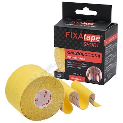 FIXAtape STANDARD sport tejpovacia páska žltá 5 cm x 5 m
