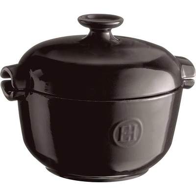 Emile Henry Керамична тенджера за ориз emile henry rice pot - Ø19.5 см (4.27 л) - цвят черен (eh 4577-79)
