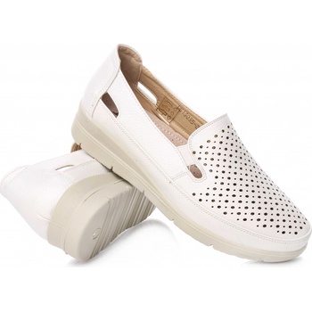 Jimix perleťové mokasíny DS13035-2WH