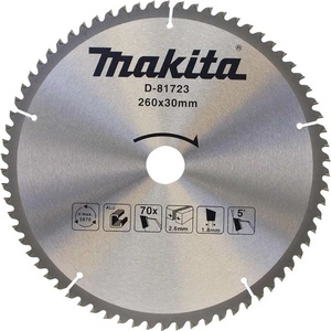 Makita TCT нож за трион алуминий 260 x 30 mm, 70 зъба D-81723 (D-81723)