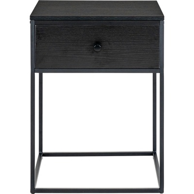 House Nordic Черно нощно шкафче Vita - House Nordic (2101610)