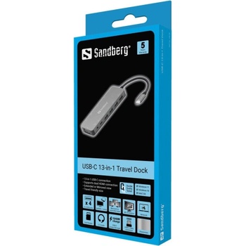 Sandberg USB-C 13-in-1 Travel Dock 136-45