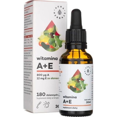 Aura Herbals Vitamín A + E kvapky 30 ml