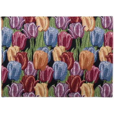 SCANquilt prostírání motiv tulipány pastelová prostírání 30x45cm
