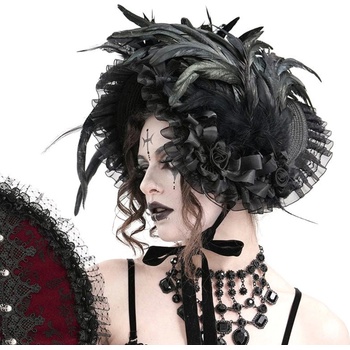 Devil fashion лента за глава DEVIL FASHION - Black Gothic - EAS022