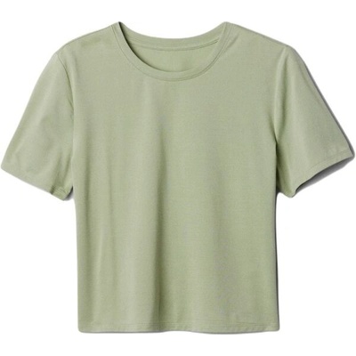 GAP V-GFIT BRUSHED JERSEY světle zelená