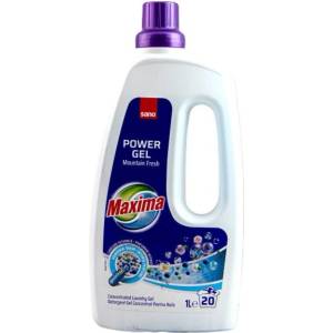 Sano Концентриран гел за пране Sano - Maxima Mountain Fresh, 20 пранета, 1 L (7290102992201)