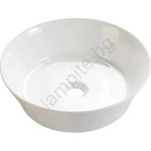 Bathco 4087 - Мивка за плот VOLTA, диаметър 42 см, порцелан/бяла (BO0040)
