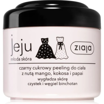 Image 1 of Ziaja Jeju Young Skin захарен скраб за тяло черен 200ml