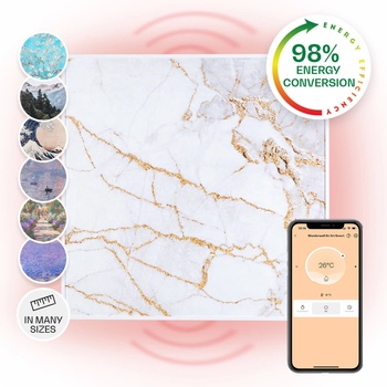 Klarstein Wonderwall Air Art Smart HTR10-WdwlS350W Mrbl