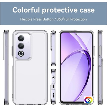 OPPO A80 5G / A3 Pro 5G Силиконов Калъф Transparent /TPU и Протектор