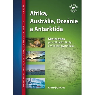 Afrika, Austrálie, Oceánie, Antarktida - Školní atlas - neuveden