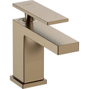 Hansgrohe Tecturis E - Смесител за умивалник със сифон, CoolStart, EcoSmart, матиран бронз 73002140 (73002140)