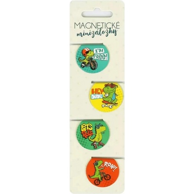 Albi Magnetické minidinosaury, priemer 3 cm 4 kusy