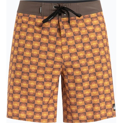 Quiksilver Мъжки къси панталони за плуване Quiksilver Surfsilk Straight Leg 18" florever bran