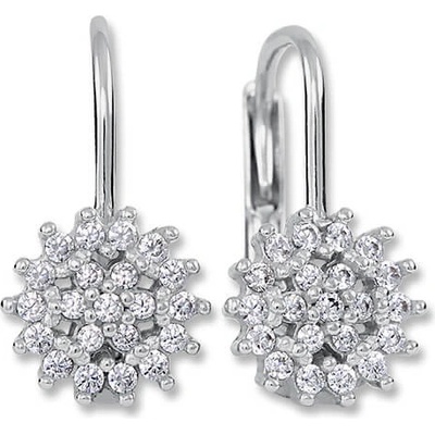 Soliter Úchvatné visiace náušnice z bieleho zlata 239 001 01066 07