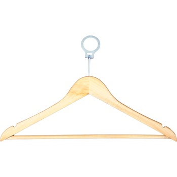 Image 1 of Horecano Закачалка хотелска с халка НАТУРАЛ 44x1.2xh23cm (29W005/N) (011613)