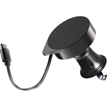 Xmart Стойка за автомобил с Безжично зареждане Xmart CH2028MS, MagSafe, Прибиращ се кабел, 28772 (28772)